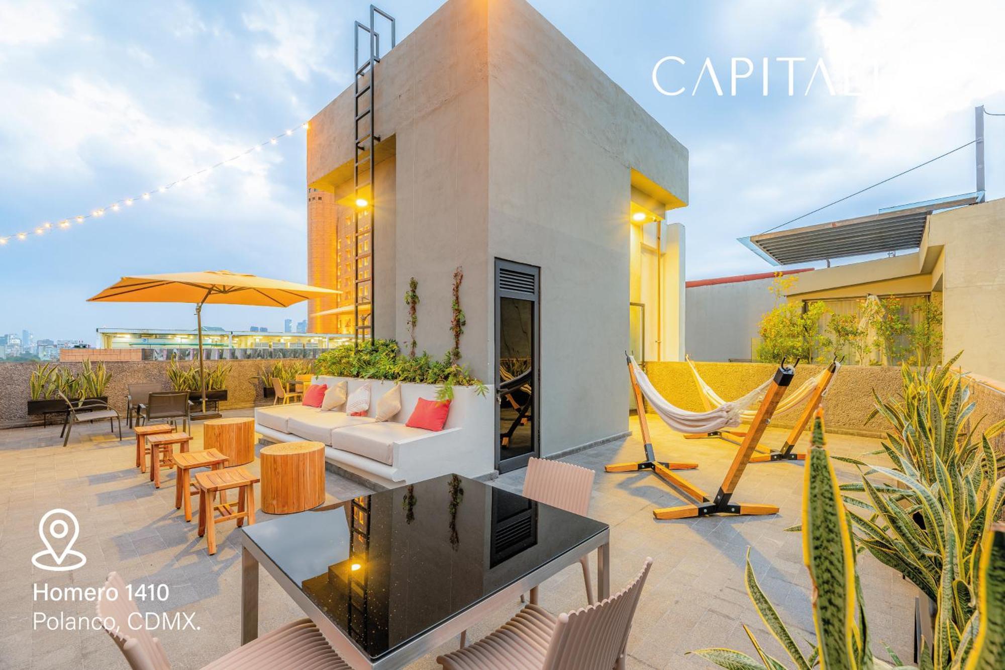 Capitalia - Luxury Apartments - Homero Ciudad de México Exterior foto