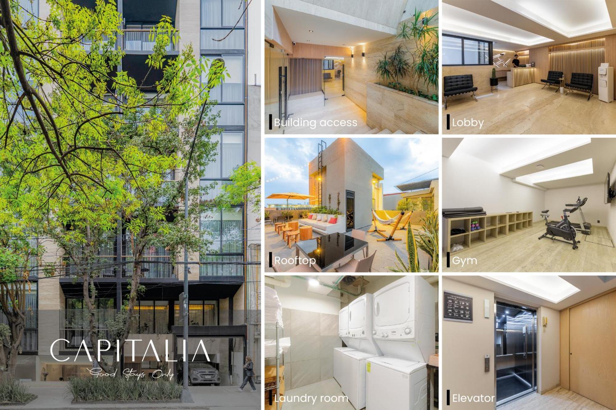 Capitalia - Luxury Apartments - Homero Ciudad de México Exterior foto